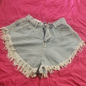 Jeans G. Frayed Denim Women's Shorts Frilly Shorts Daisy Duke Shorts Jean Shorts